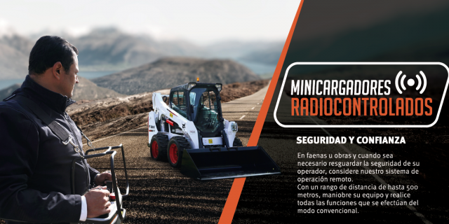 MINICARGADORES BOBCAT RADIOCONTROLADOS
