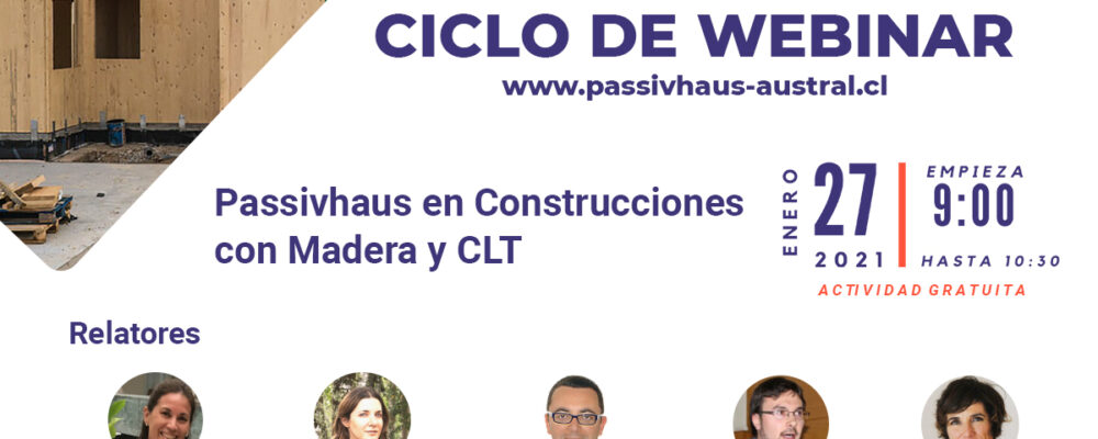 27 enero | Passivhaus en construcciones con madera y CLT