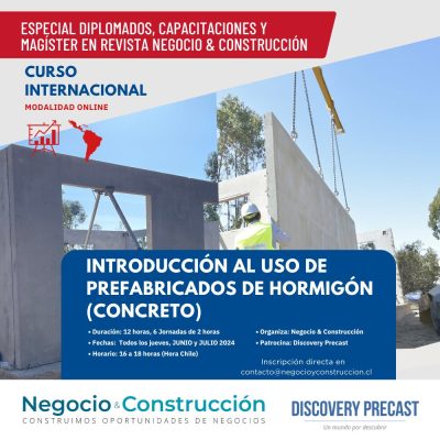 Curso Introducción al Uso de Prefabricados de Hormigón (Concreto) | Discovery Precast