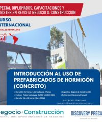 Curso Introducción al Uso de Prefabricados de Hormigón (Concreto) | Discovery Precast