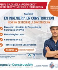 Magíster en Ingeniería en Construcción | Pontificia Universidad Católica de Valparaíso